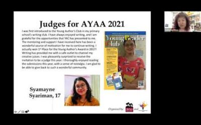 Judges Sharing - Asia Young Author Award 2021